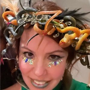 Medusa costume crown head piece
